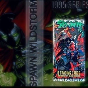 1995 SPAWN TRADING CARD ( 1 FACTORY SEALED PACK) 8 CARDS PER PACK (VINTAGE)